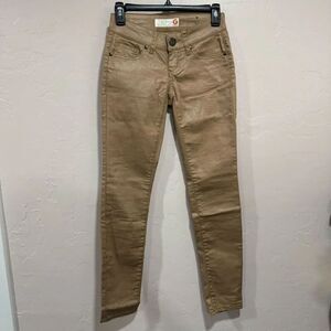 G by Guess Brown Shiny Skinny Jeans